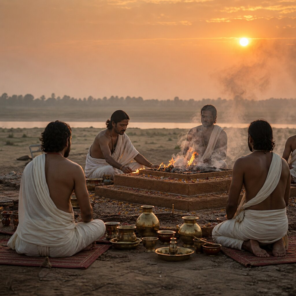 Illustration historique : Composition du Rigveda et début de l'Époque Védique